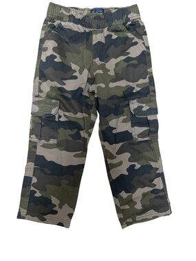 The Children's Place Green Camo Cargo Pants Size 4